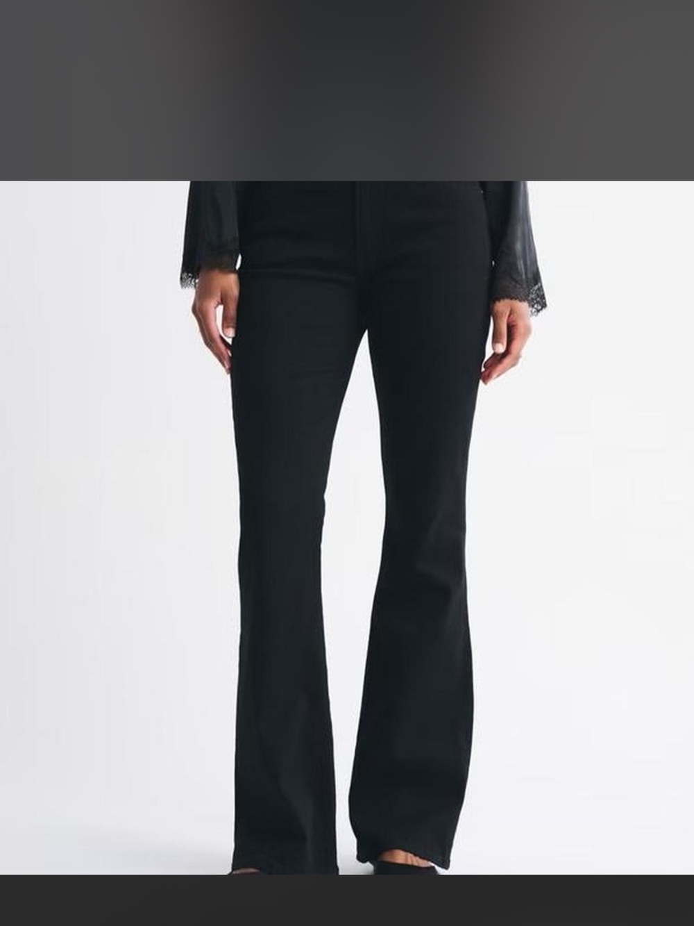 Abercrombie & Fitch Black Bootcut Jeans